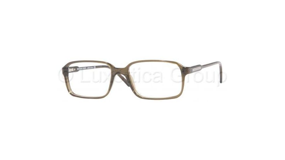 Burberry Eyeglasses BE2028 with No-Line Progressive Rx Prescription Lenses 3010-5217 - Olive Green 