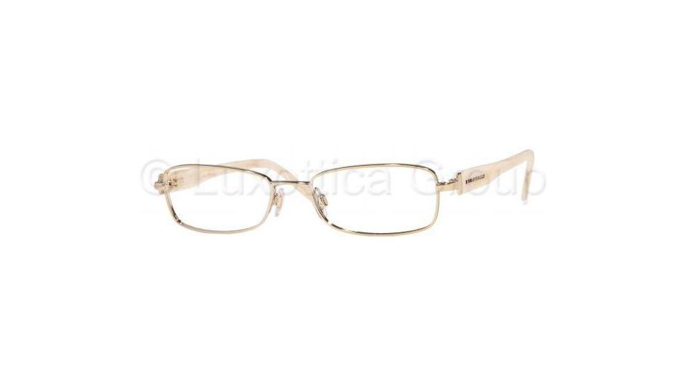 Burberry Eyeglasses BE1066 with Lined Bifocal Rx Prescription Lenses 1002-5017 - Burberry Gold 