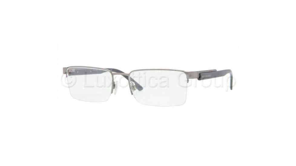 Burberry Eyeglasses BE1144 with No-Line Progressive Rx Prescription Lenses 1003-5218 - Gunmetal 