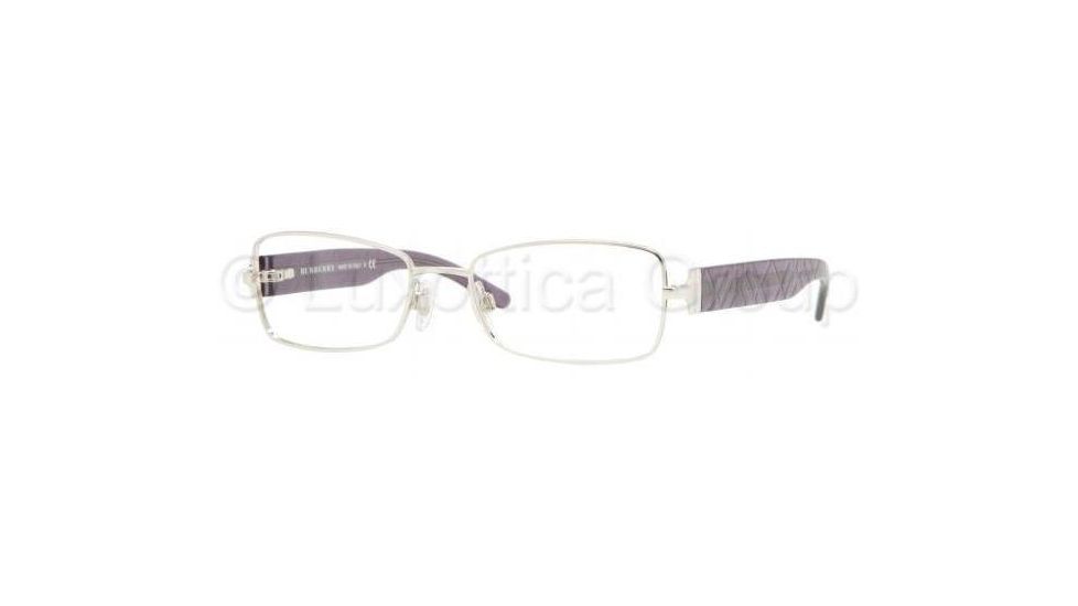 Burberry Eyeglasses BE1168 with Lined Bifocal Rx Prescription Lenses 1027-5317 - Silver 