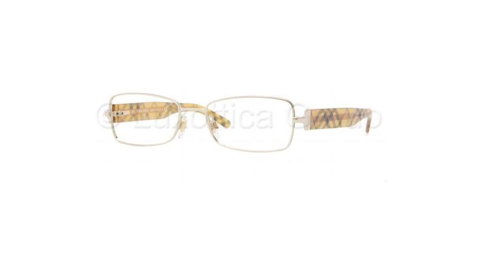 Burberry Eyeglasses BE1168 with Lined Bifocal Rx Prescription Lenses 1126-5317 - Pale Gold 