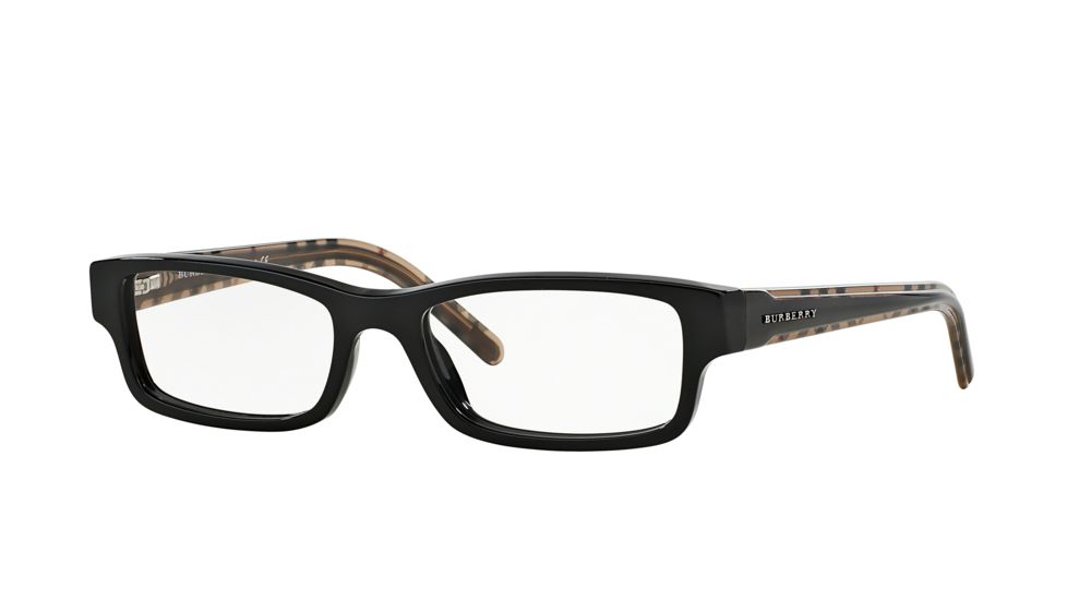 Burberry Eyeglasses BE2066 with Lined Bifocal Rx Prescription Lenses 3177-5200 - Black Frame