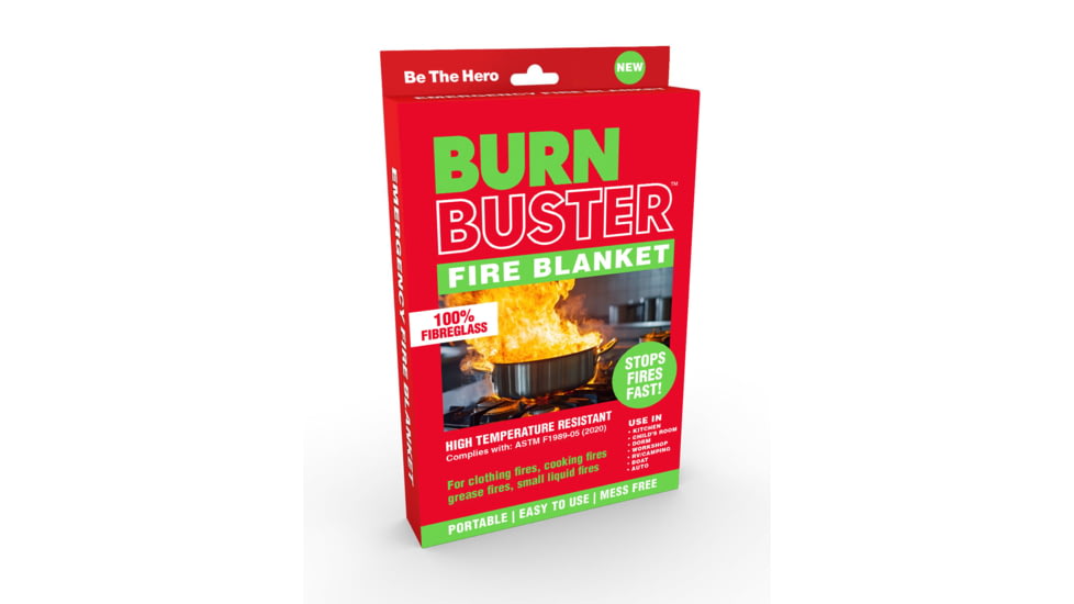 Burn Buster BurnBuster Fire Blanket, BBFB-40x40-FG-01
