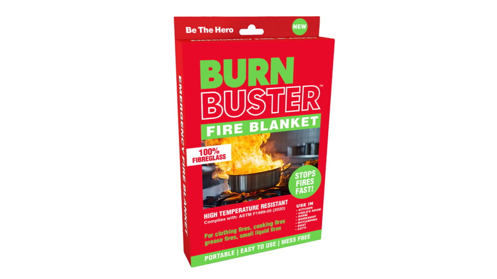 Burn Buster BurnBuster Fire Blanket, BBFB-40x40-FG-02