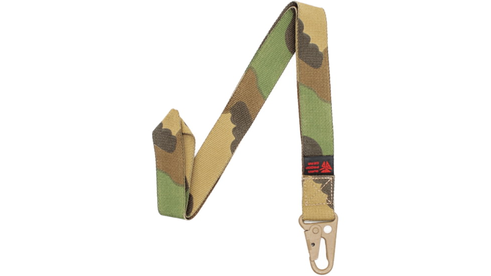 Burn Proof Gear Snap Hook Lanyard, Woodland, 18x1, BPG-SHL-M81