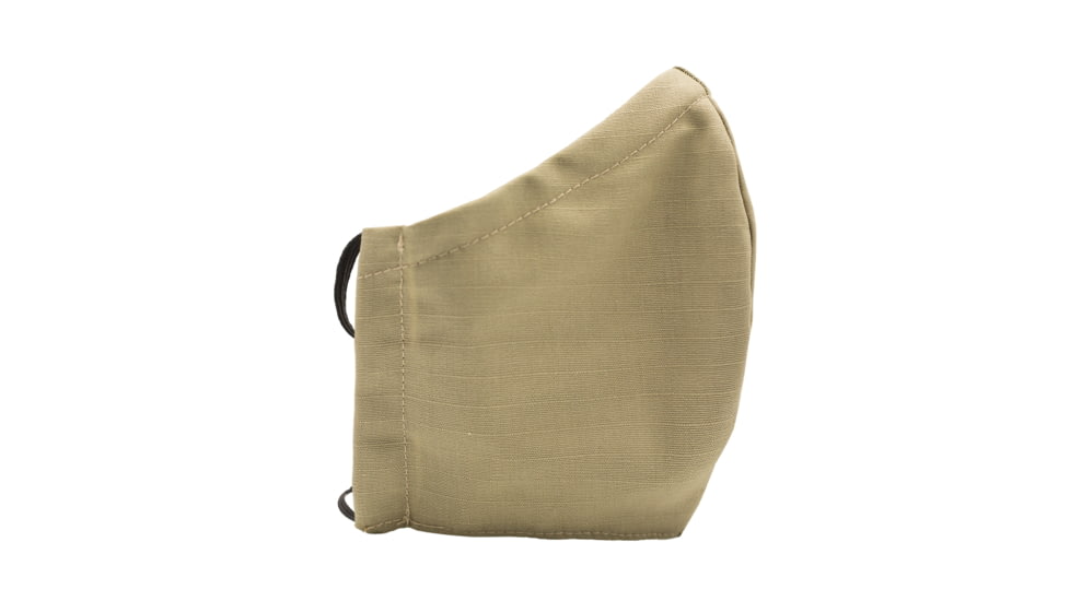 Burn Proof Gear Milspec Antimicrobial Washable Face Mask with Replaceable Filter, Coyote Brown, One Size Fits All, BPG-FM-CB