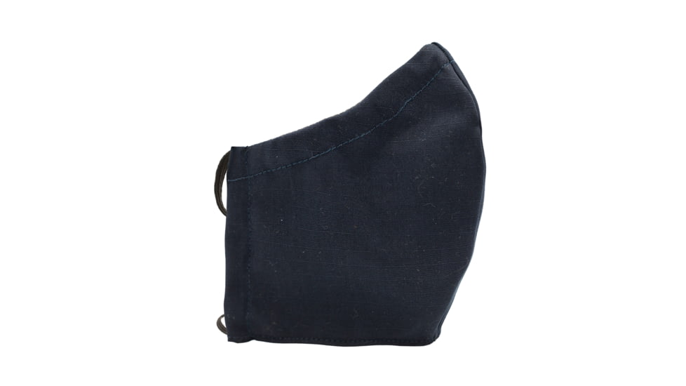 Burn Proof Gear Milspec Antimicrobial Washable Face Mask with Replaceable Filter, Navy Blue, One Size Fits All, BPG-FM-NB