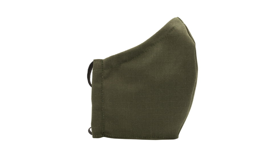 Burn Proof Gear Milspec Antimicrobial Washable Face Mask with Replaceable Filter, Olive Drab, One Size Fits All, BPG-FM-OD
