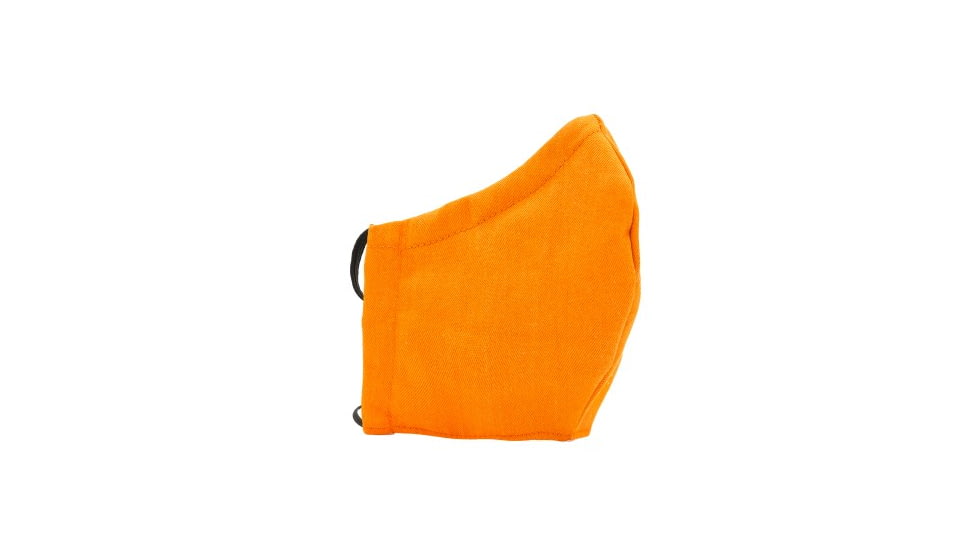 Burn Proof Gear Milspec Antimicrobial Washable Face Mask with Replaceable Filter, Orange, One Size Fits All, BPG-FM-ORG