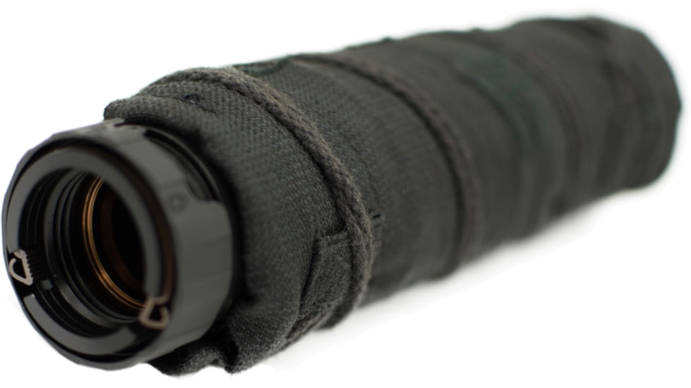 Burn Proof Gear Suppressor Cover - Heavy, Black, 6.5 x 1.5, BPG-SC-H-6-5-1-5-BLK