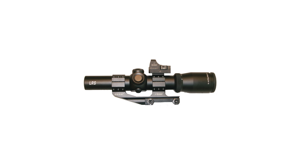 Burris Fullfield TAC30 Riflescope, 1-4x24mm30 mm Tube, Second Focal Plane, Ballistic Plex CQ Reticle, Black, w/ Fastfire III, AR-PEPR Mount, 200433-FF-DEMO