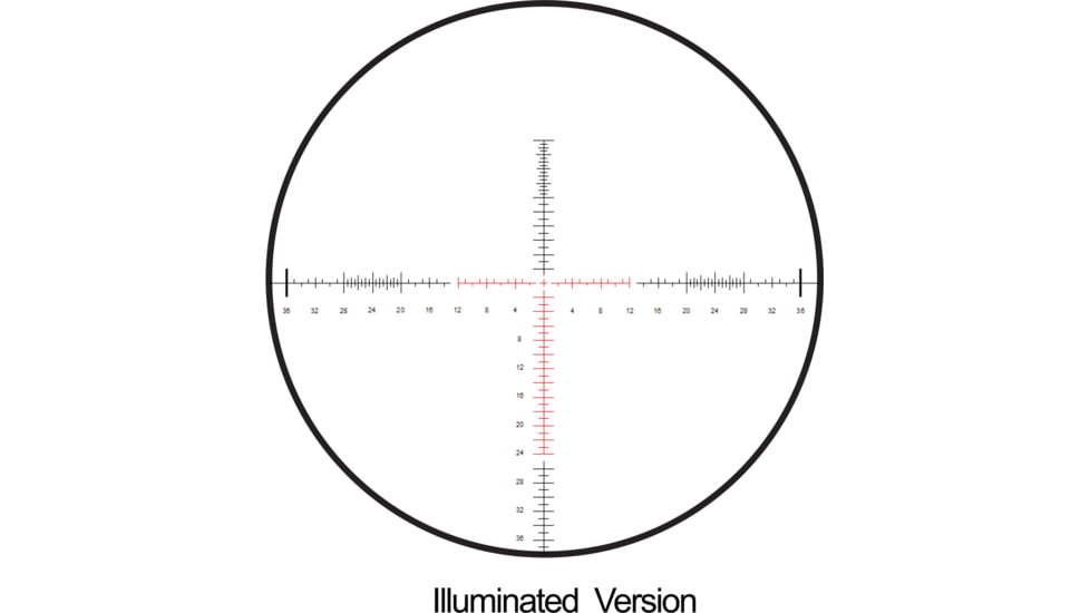 Burris Fullfield IV 6-24x50 mm Rifle Scope, 30 mm Tube, Second Focal Plane, Black, Matte, Non-Illuminated SCR MOA Reticle, MOA Adjustment, 200497