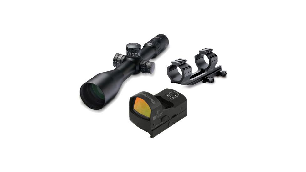 Burris 3-15x50mm XTR II Rifle Scope &amp; Burris FastFire III Red Dot w/ Picatinny Mount and 3 MOA reticle &amp; Burris 34mm AR-PEPR Scope Mount w/ Picatinny Rail Tops