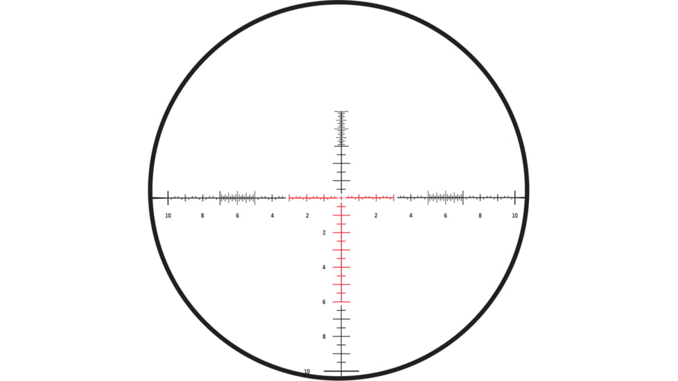 Burris Xtreme Tactical 3-15x50 mm Rifle Scope, 34 mm Tube, First Focal Plane, Black, Matte, Red SCR Mil Reticle, Mil Rad Adjustment, 201031
