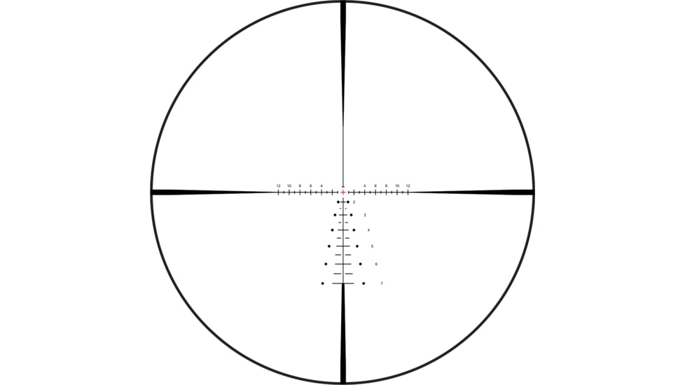 Burris Signature HD Scope 5-25x50 mm Rifle Scope, 30 mm Tube, First Focal Plane, Black, Matte, Red 6.5 Creedmoor Reticle, MOA Adjustment, 200535