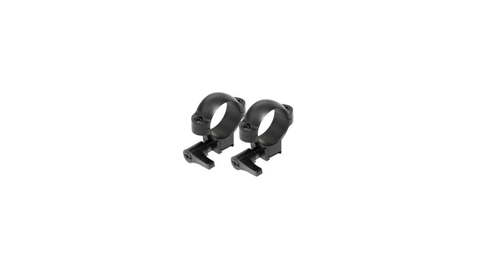 Burris Rimfire/Airgun Deluxe Steel Quick Detach .22 Rings - Medium, Matte Black 420068