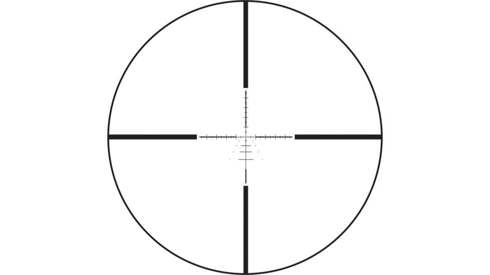 Burris Veracity 5-25x50 mm Rifle Scope, 30 mm Tube, First Focal Plane, Black, Matte, Non-Illuminated Ballistic Plex E1 FFP Varmint Reticle, MOA Adjustment, 200650