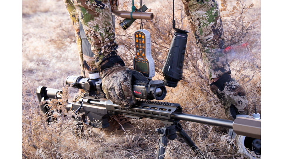 Burris BTC 35 1x35mm Thermal Clip-on Monocular, Multiple Reticles, 400x300, 50hz, Matte Black, 300621