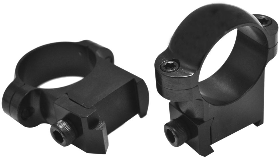 Burris Rifle Scope Ring Mounts, CZ 550, Long Action, Medium, 1 in Tube, Gloss, Black, 420130