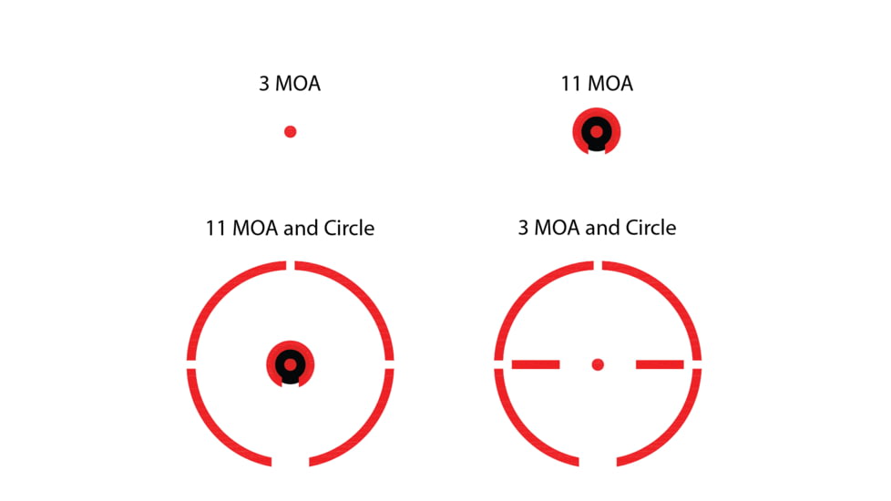 Burris FastFire 4 Reflex Red Dot Sight, Circle Dot Reticle, Black, 300259