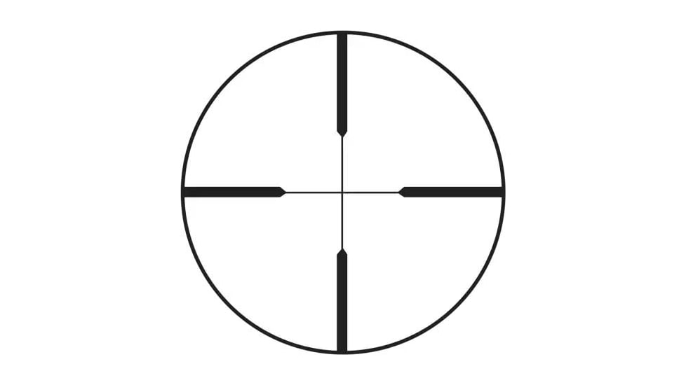 Burris Fullfield 2-8x35mm 1in Tube SC Plex Riflescope, Black, 201501