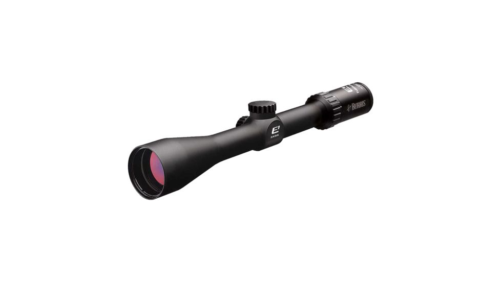 Burris Fullfield E1 3-9x40 mm Rifle Scope, 1 in Tube, Second Focal Plane, Black, Matte, Red Ballistic Plex E1 Reticle, MOA Adjustment, 200322