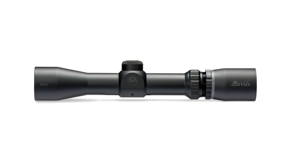 Burris Scout 2-7x32 mm Rifle Scope, 1 in Tube, Second Focal Plane, Black, Matte, Non-Illuminated Ballistic Plex Reticle, MOA Adjustment, 200261