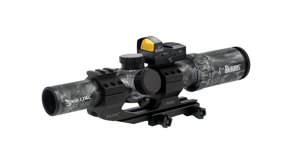 Burris Skull-TAC 1x-4x-24mm Illuminated Rifle Scope w/ Ballistic CQ 5.56 Reticle 200438-FF