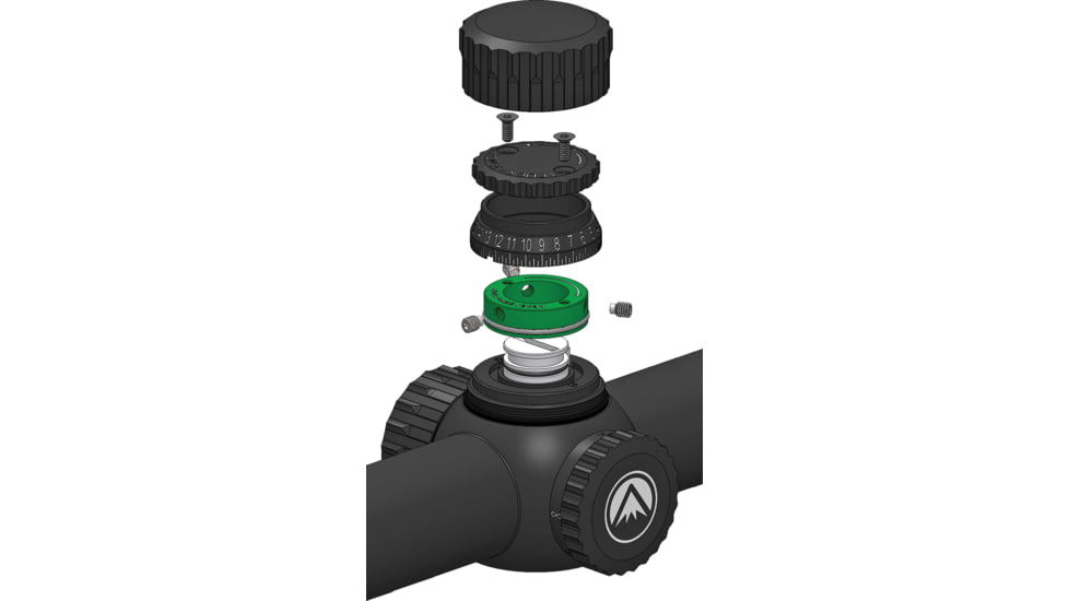 Burris Synergy Advanced Capped Knob, Black, 626401