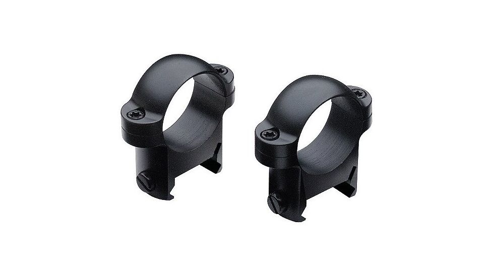 Burris Zee 1in Steel Rifle Scope Rings  - Medium, Black Gloss, 420081