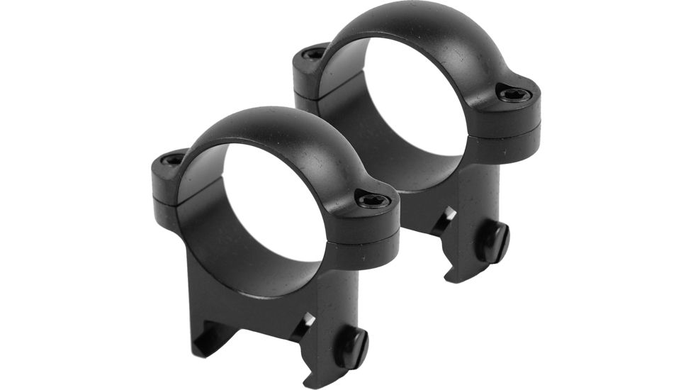 Burris Zee 1in Steel Rifle Scope Rings  - Medium, Black Matte, 420084