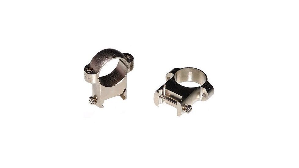 Burris Zee 1in Steel Rifle Scope Rings Rings - Medium, Nickel, 420085