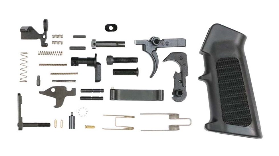 Bushmaster AR15 Complete Lower Parts Kit, Black, 00-50054-BLK