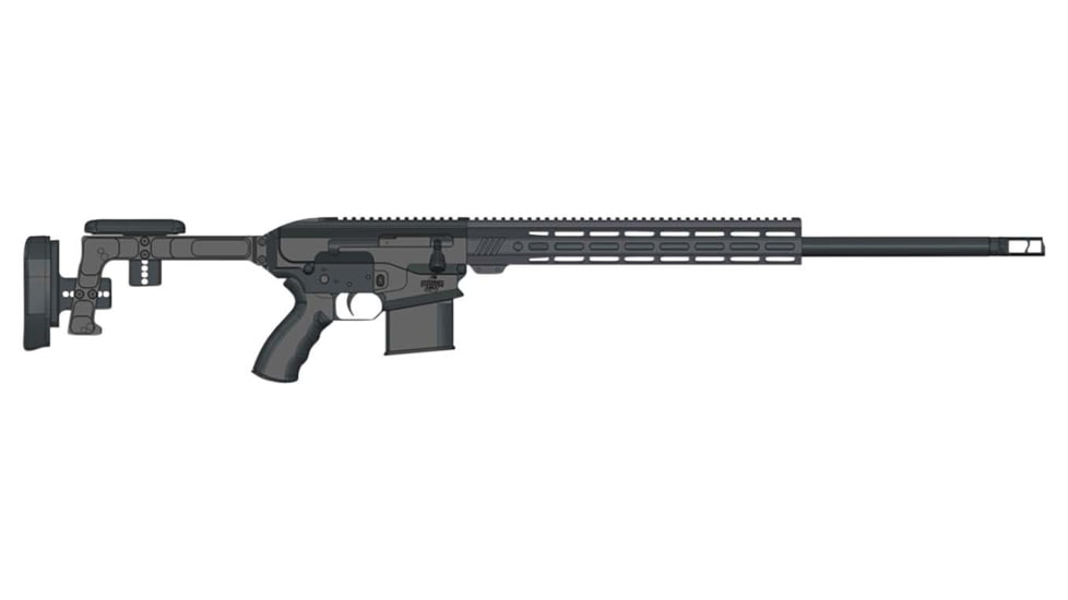 Bushmaster BA30 Bolt Action Rifle, .308 Winchester, 24 in barrel, 1-10 Twist, Snake Charmer Muzzle Brake, Rounds, 0110001BLK-FRRMPG