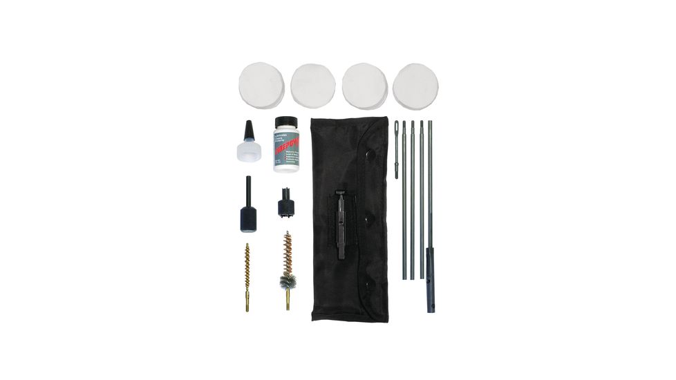 Bushmaster Starter Kit Includes Cleaning Kit/Case/Oil/Patches/Sight Tool and Push Pin Tool Clampack STARTERKIT