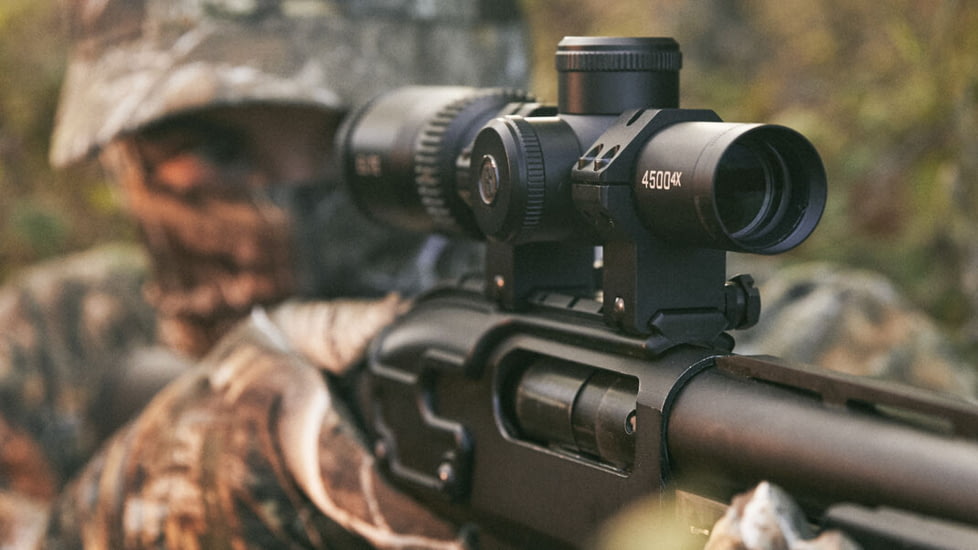 Bushnell 1-4x24 Elite 4500 Rifle Scope, 30 mm, Secong Focal Plane, Multi-X, 120 MOA,Box, Black, REL1424BS3