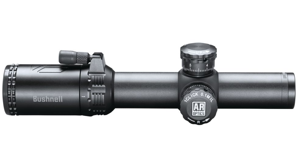 Bushnell AR Optics Riflescope, 1-4x24mm, 30 mm Tube, Second Focal Plane, Illuminated 300 Blackout Reticle, Black, AR71424BI