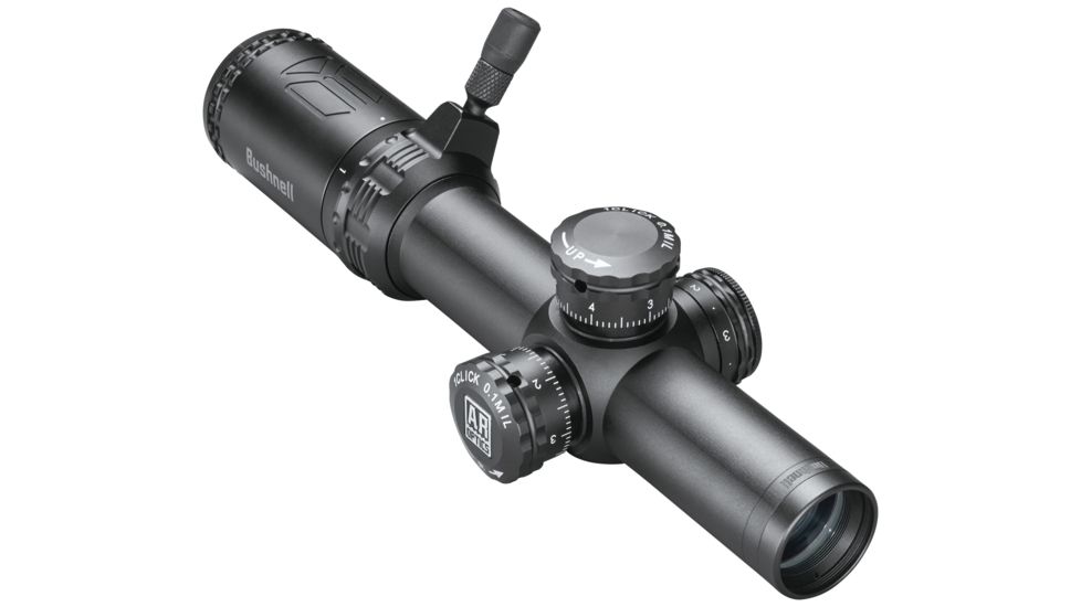Bushnell AR Optics Riflescope, 1-4x24mm, 30 mm Tube, Second Focal Plane, Illuminated 300 Blackout Reticle, Black, AR71424BI