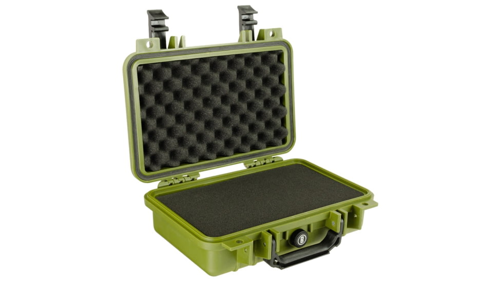 Bushnell 11.6in Waterproof Hard Single Gun Case w/Foam, Green, BN00010-GRN