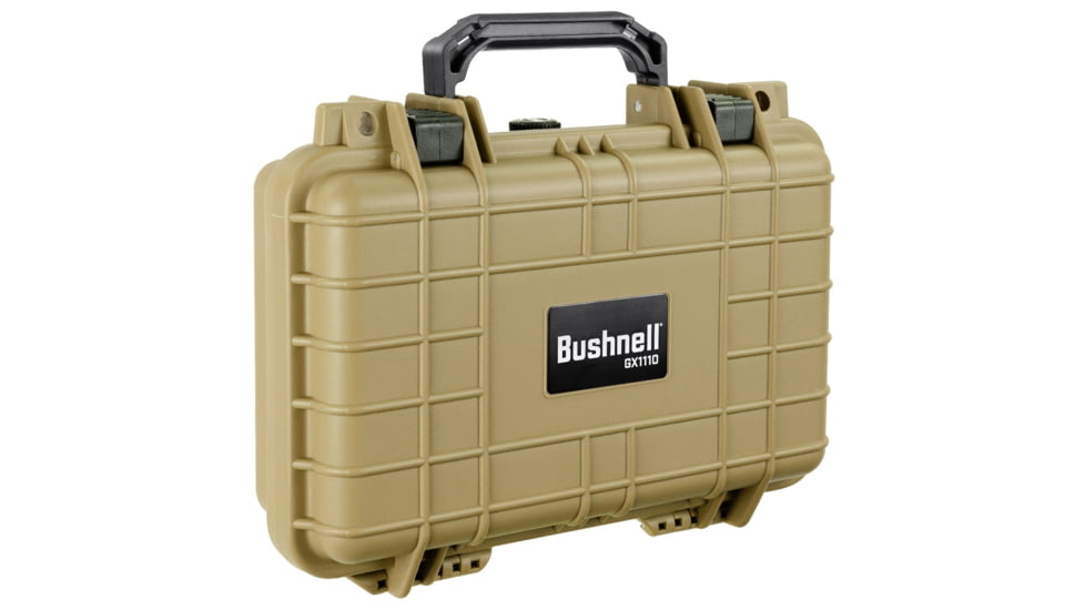 Bushnell 11.6in Waterproof Hard Single Gun Case w/Foam, Tan, BN00010-TAN