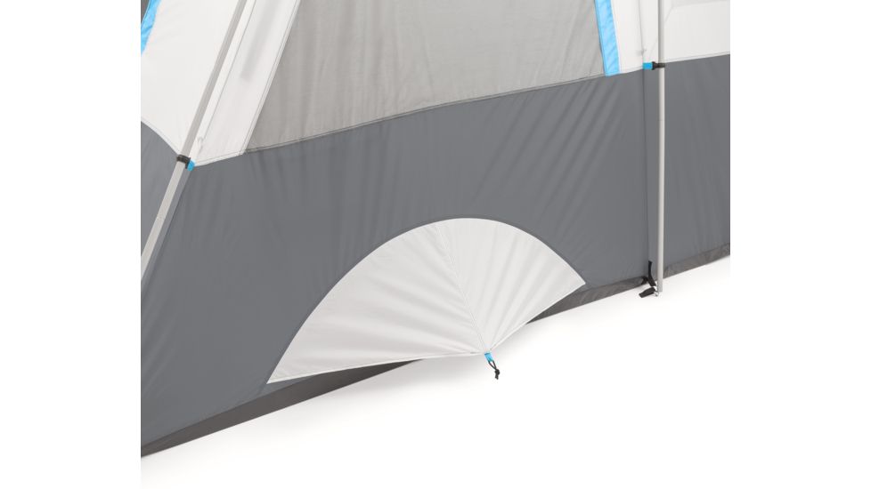 Bushnell 12 Person FRP Cabin Tent, Blue/Gray/Dark Gray, 50007