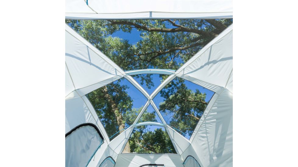 Bushnell 12 Person FRP Cabin Tent, Blue/Gray/Dark Gray, 50007