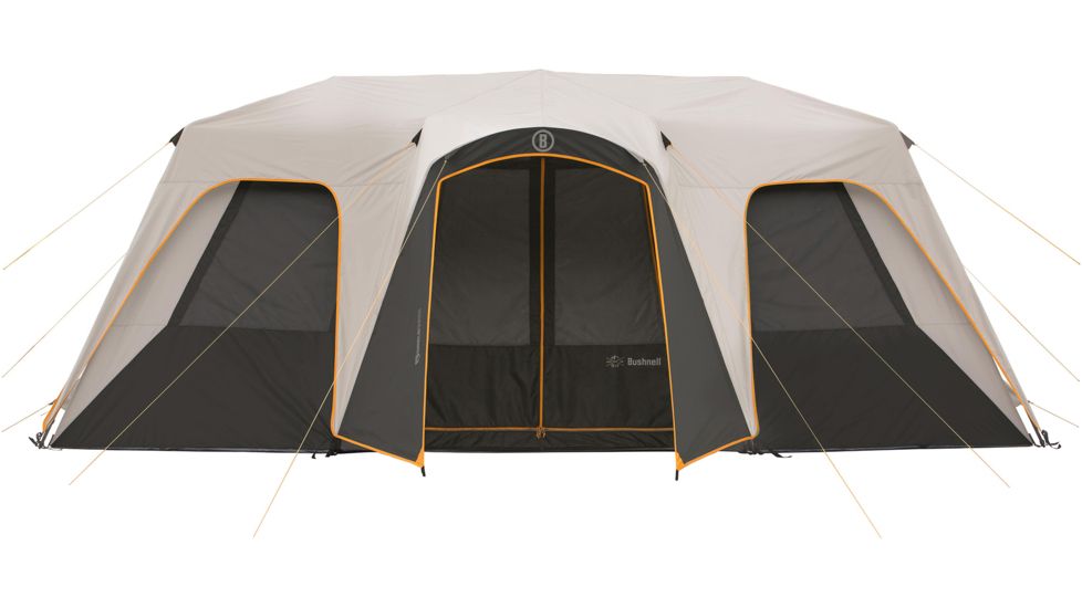 Bushnell 12 Person Instant Cabin Tent, Orange/Gray/Black, 50004