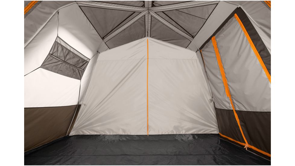 Bushnell 12 Person Instant Cabin Tent, Orange/Gray/Black, 50004