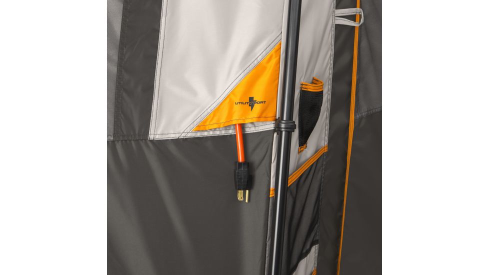 Bushnell 12 Person Instant Cabin Tent, Orange/Gray/Black, 50004