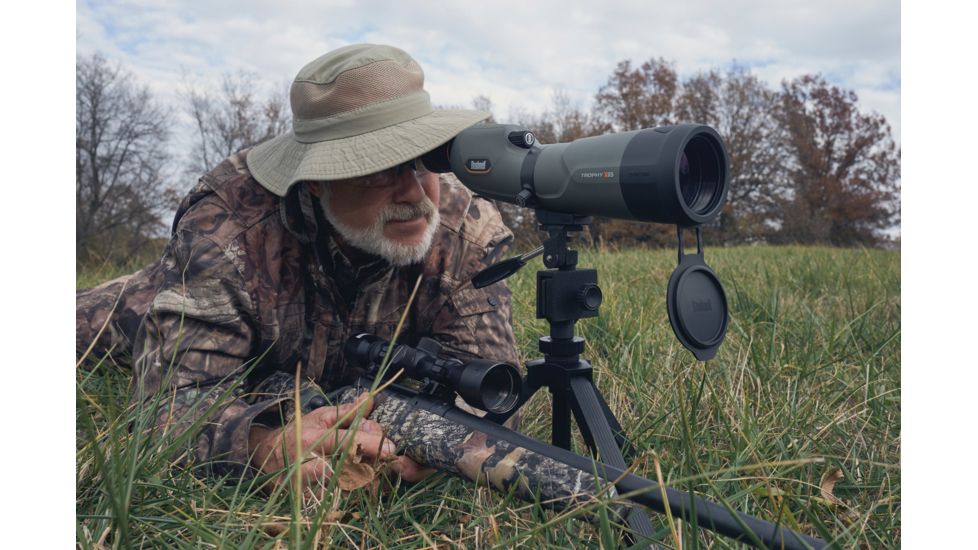 Bushnell Trophy Xtreme 20-60x65mm Porro Prism Spotting Scopes, w/Hard Case, FMC, BOX 6L, Green, 886520