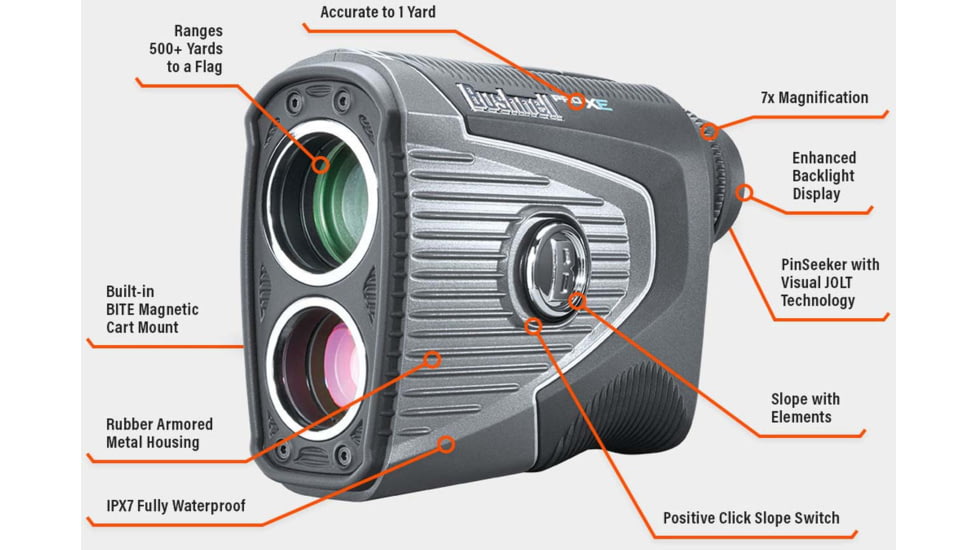 Bushnell 201950 Pro XE 7x 25mm 5 Yds 1300 Yds 300 Ft @ 1000 Yds FOV