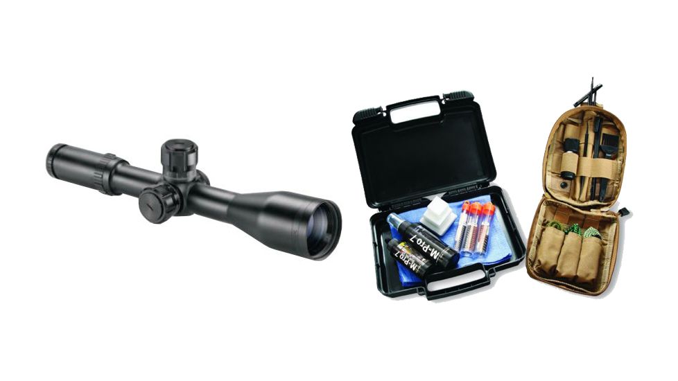 Bushnell 4.5-30x50mm XRS Elite Tactical 34mm Tube Rifle Scope w/ G2 Mil-Dot Reticle ET45305GZ and M Pro 7 Garrison Cleaning Kit 070-1507