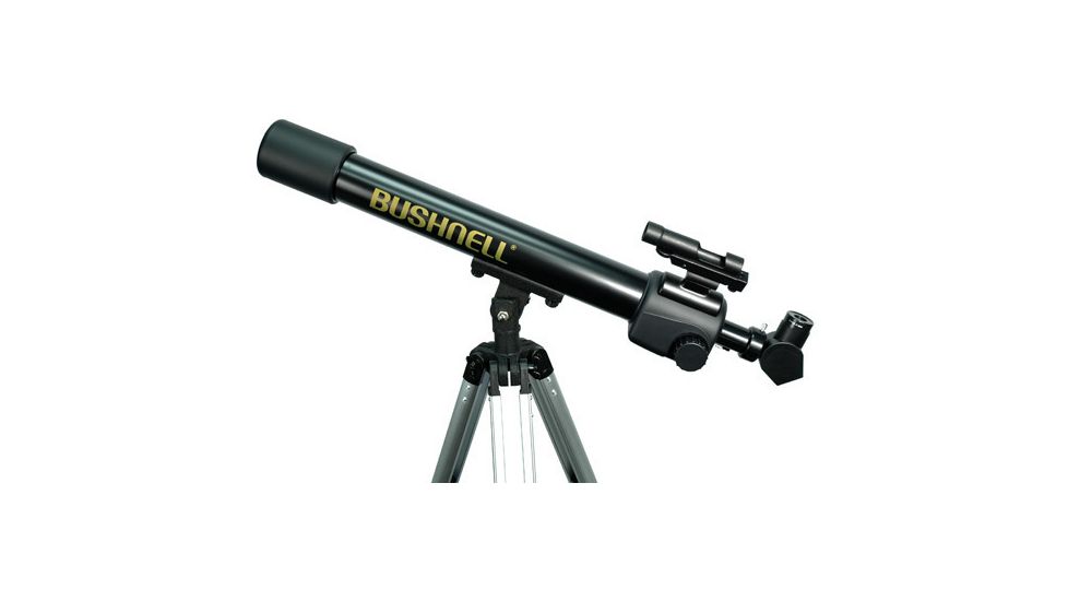 Bushnell 440x60 Voyager Refractor Telescope - Sky &amp; Land Scope with Tripod, Barlow