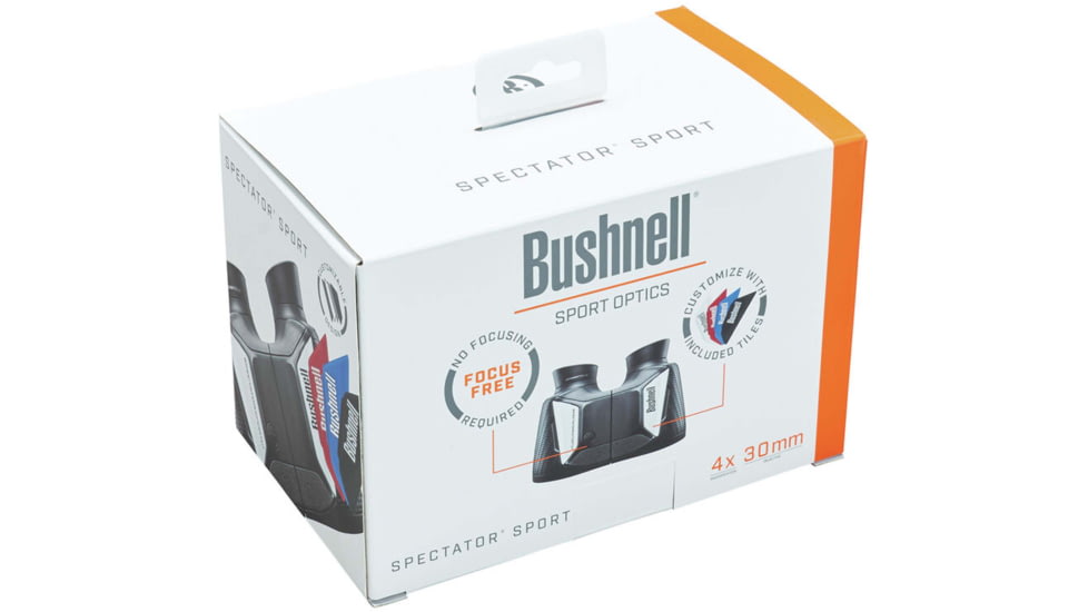 Bushnell 4X30 Spectator Sport Perafocus Binoculars, Black/Silver, BS1430